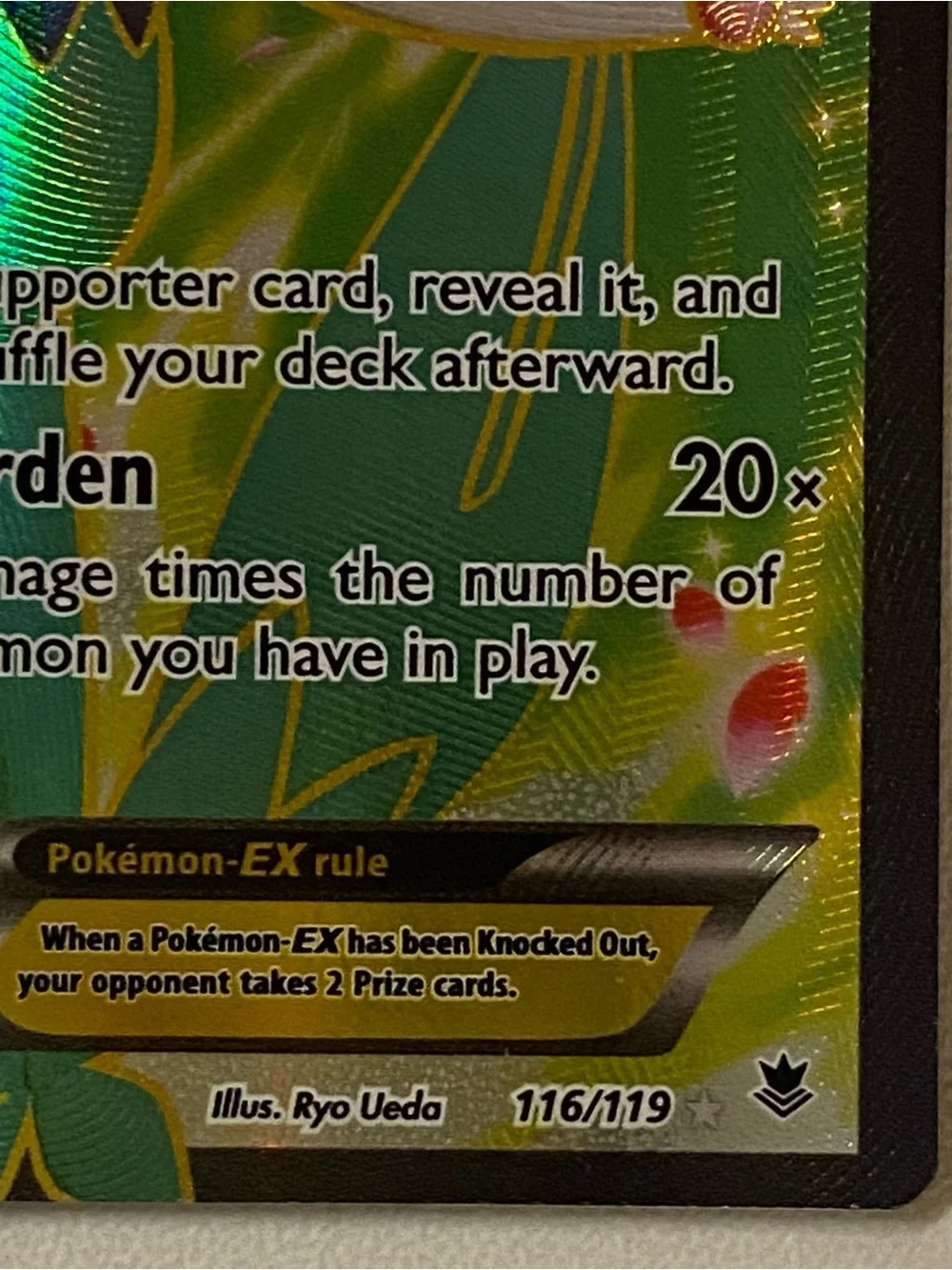 Pokemon Florges EX Full Art Holo Card #116/119 XY-Phantom Forces Near Mint